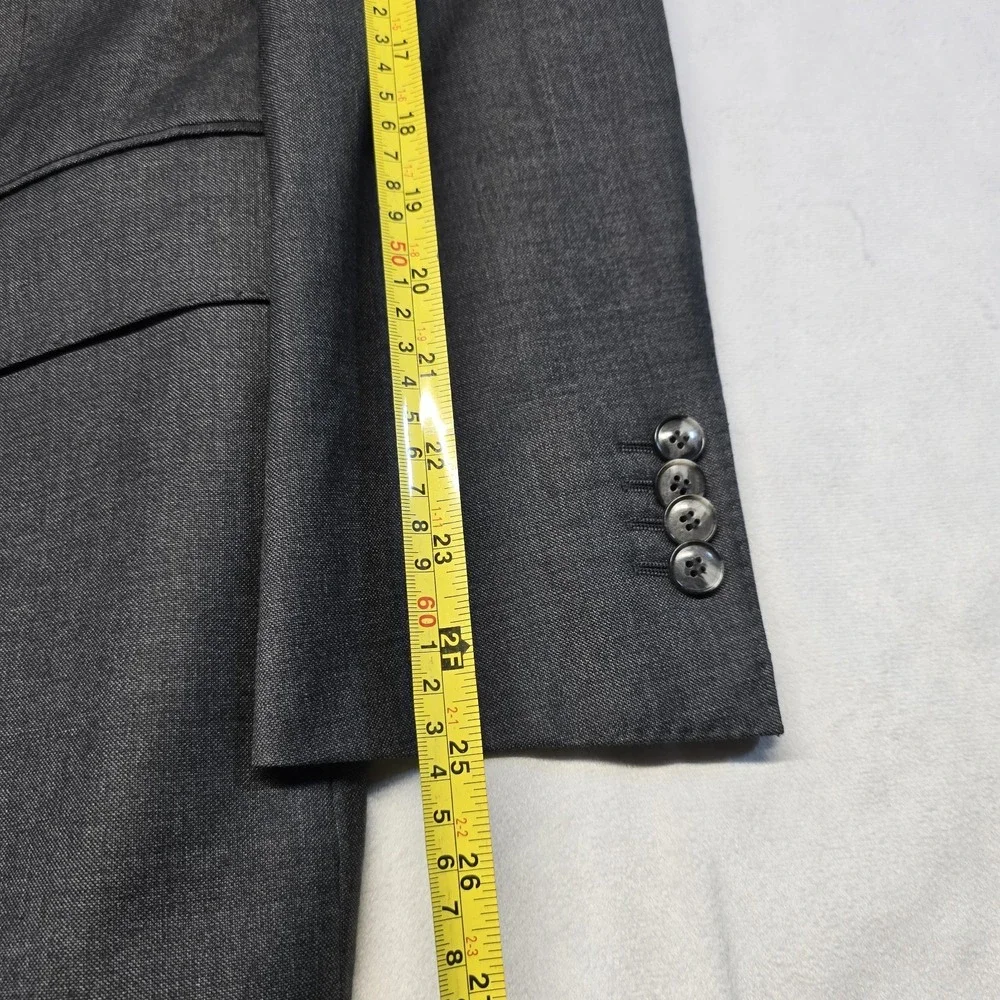 suitsupply vitale barberis canonico blazer Men Size 38r‎ Grey Super 110s